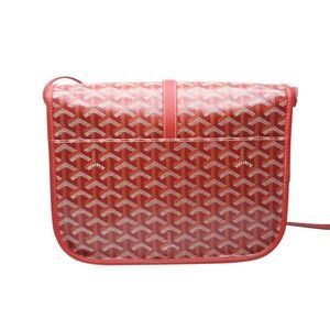 Goyard red bag Belvedere shoulder